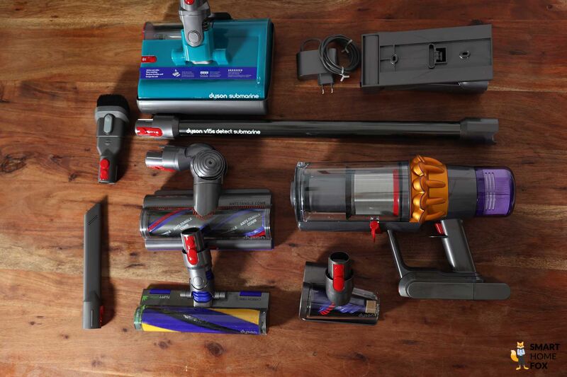 Dyson V15s Detect Submarine: Lieferumfang